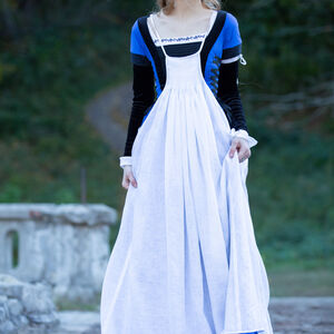 Costume "Mémoires de Renaissance": robe, chemise, tablier, coiffe