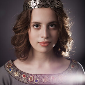 Couronne en maillechort « Feuilles de vigne »