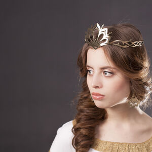 Couronne de reine fantasy en laiton