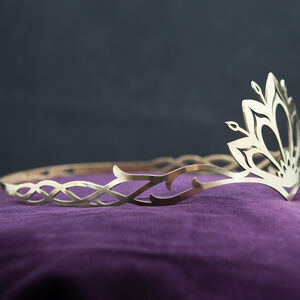 Couronne médiévale exclusive noble artisanale