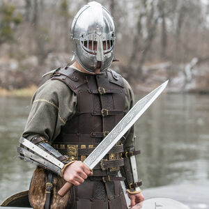 Viking Casque PVC Vikings historique guerre homme costume robe fantaisie