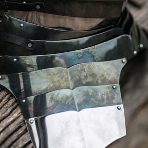 Plastron de Chevalier Style Moyen Age « Loup Noir »