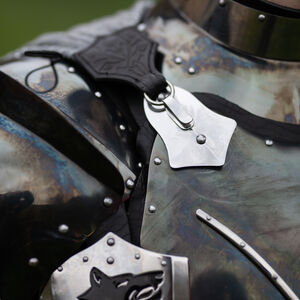 Cuirasse en Acier Trempé LARP « Loup Noir » par ArmStreet