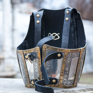 Cuirasse occidentale de plaques plastron de 9 segments « Garde du Roi »