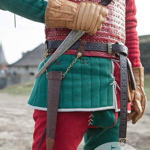 Dague médiévale décorative avec fourreau « Chien de Guerre »