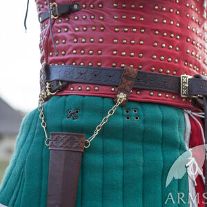 Arme médiévale dague avec fourreau « Chien de Guerre »