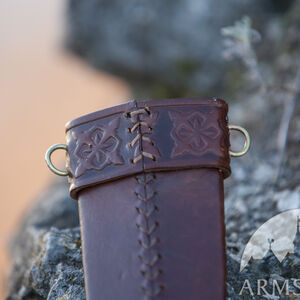 Arme médiévale dague décorative avec fourreau « Chien de Guerre »