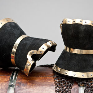 Demi-gants médiévaux de combat décorés d'ArmStreet