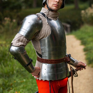 Ensemble d'armure fonctionnelle légère "Chevalier des Bois" pour WMA, AMHE Harnischfechten