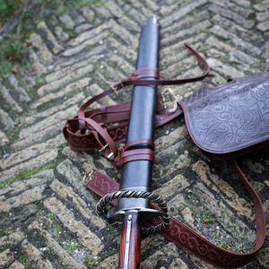 Épée courte décorative Katzbalger avec fourreau « Mercenaire »