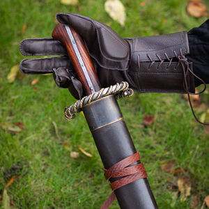 Épée courte décorative Katzbalger avec fourreau « Mercenaire »