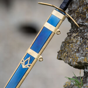Épée Noircie Décorative avec Fourreau Style XV-XVI s. « Étoile du Soir »-07
