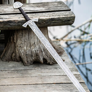 Épée Viking Décorative Gravée en Acier 