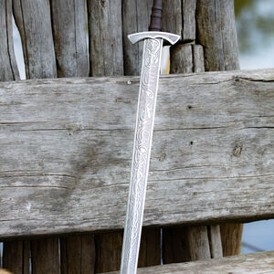 Épée Viking Décorative Gravée en Acier Inoxydable