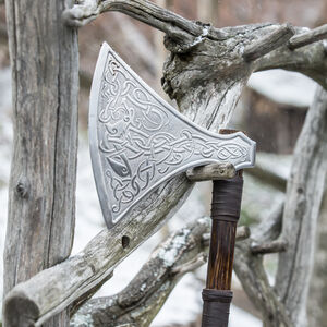 Fer de hache décoratif style viking « Vieux Dieux »-05