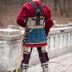 Flancart jupe d’armure brigandine occidentale « Garde du Roi »