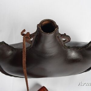 Flasque médiévale de Mongolie en cuir ArmStreet