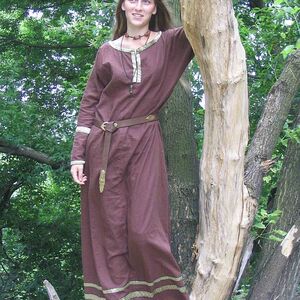FLAX CHEMISE AND OVERTUNIC