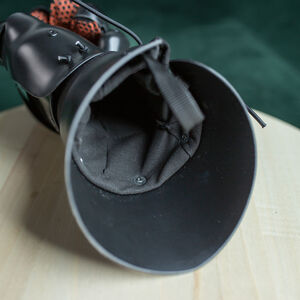 Gantelets AMHE en plastique à cinq doigts "Prince Noir" gant articulé