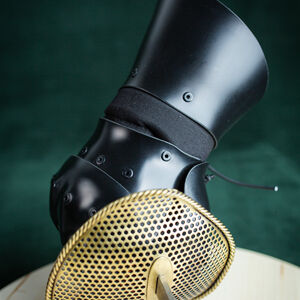 Gantelets AMHE en plastique à cinq doigts "Prince Noir" gant articulé