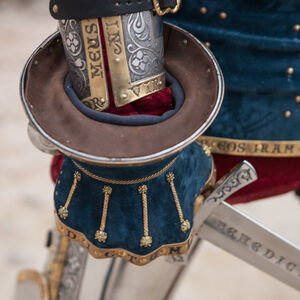 Intérieur des gantelets articulés hourglass « Garde du Roi» gainés cuir d'ArmStreet