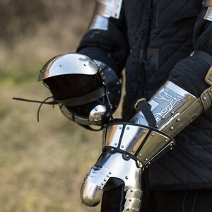 Gantelets moyen âge protection de main