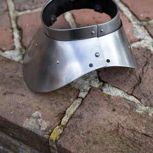 Gorgerin montant léger fonctionnel "Chevalier des Bois" armure du cou pour WMA HEMA Harnischfechten