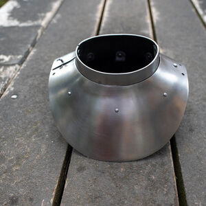 Gorgerin montant léger fonctionnel "Chevalier des Bois" armure du cou pour WMA HEMA Harnischfechten