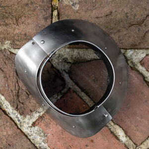 Gorgerin montant léger fonctionnel "Chevalier des Bois" armure du cou pour WMA HEMA Harnischfechten