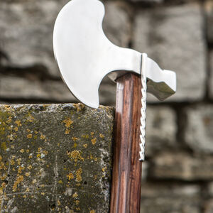 Hache de cavalerie médiévale décorative