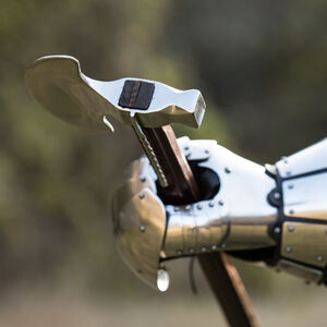 Hache de cavalerie arme médiévale décorative