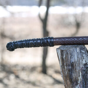 Hache Viking de GN en Mousse aux Loups et à l'Entrelacs-06