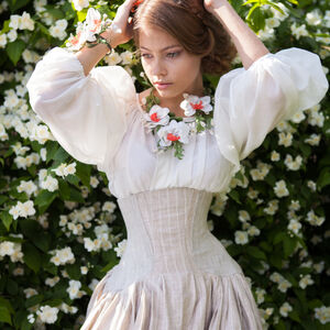 Jupe corset « Blanche-Neige »