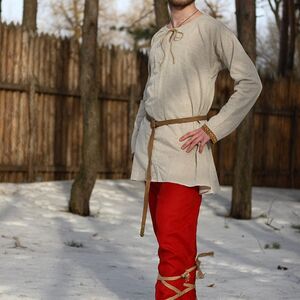 Tunique chemise normande médiévale en lin d'ArmStreet