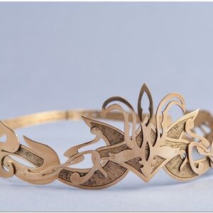 Couronne en laiton multicouche médiéval fantastique exclusive d'ArmStreet