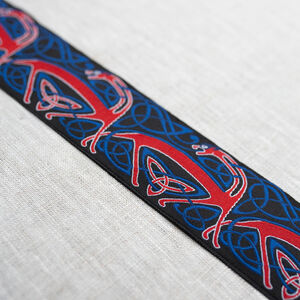 Large passement celtique «Loups» conçu par ArmStreet à vendre au mètre