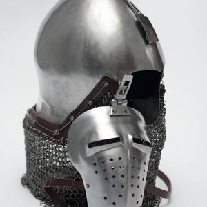 Le casque bassinet italien médiéval fonctionnel pour les combats d'ArmStreet