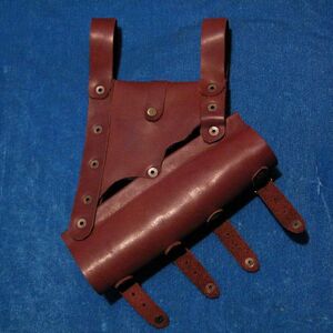 Baudrier ou porte-épée médiéval en cuir brun ArmStreet