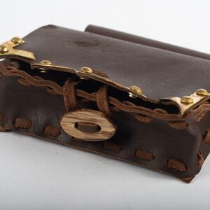 Le sac petit médiéval en cuir faits à la main ArmStreet