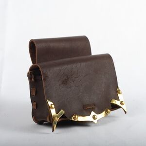 Le sac petit médiéval en cuir faits à la main ArmStreet