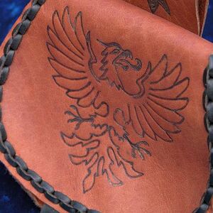 Le sac pochette médiévale en cuir « Oiseau » ArmStreet