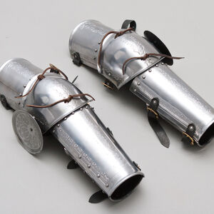 Brassards occidentaux médievaux ensemble de protection fonctionnel décapé d'ArmStreet