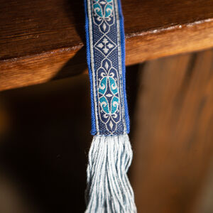 Ceinture en lin avec passement pour enfant «Première Aventure»