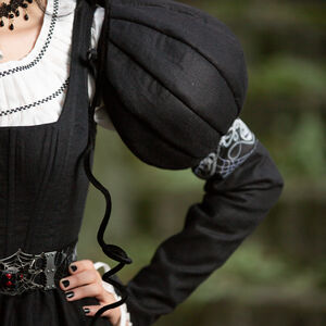 Costume sorciere robe gothique « Citrouille au Crépuscule »
