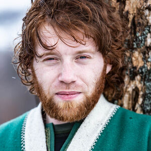 Manteau celtique de leprechaun avec broderie