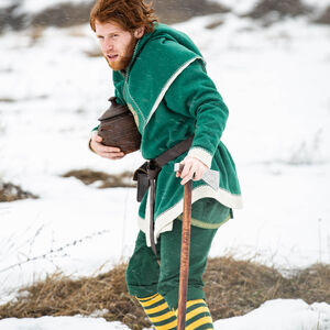 Manteau celtique avec broderie "Leprechaun"