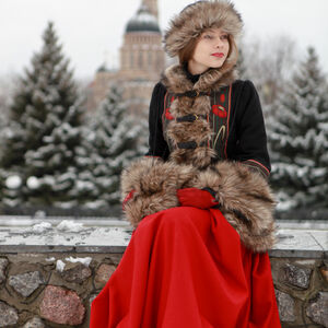 Manteau Court Zupan avec Fourrure Artificielle « Bal Royal »