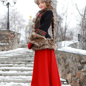 Manteau femme « Bal Royal » zupan court par ArmStreet