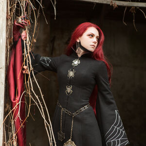 Manteau gothique femme sorcière « Toile d'araignée » 