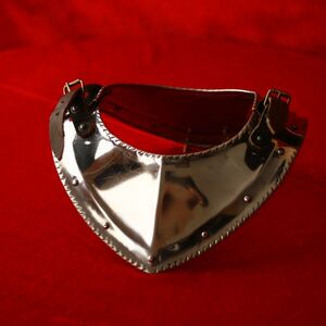 MEDIEVAL WESTERN ARMOR GORGET AND SPAULDERS